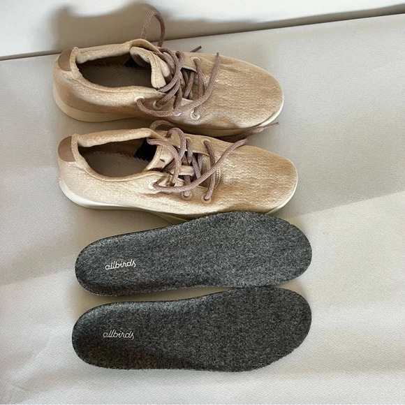Allbirds Men’s Wool Runner Sneakers Size 9 Oatmeal Light Brown Mizzles - Picture 10 of 12